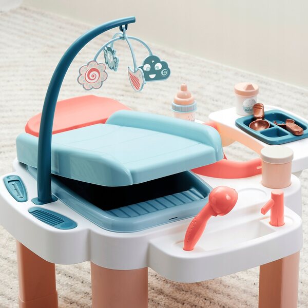Babysitter's Corner Ecoiffier con Vaschetta e Fasciatoio per Bambole 18m+