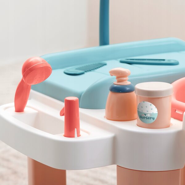 Babysitter's Corner Ecoiffier con Vaschetta e Fasciatoio per Bambole 18m+