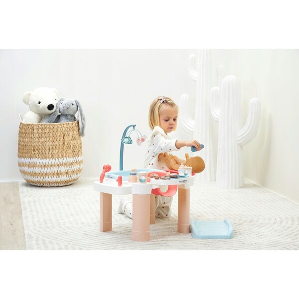 Babysitter's Corner Ecoiffier con Vaschetta e Fasciatoio per Bambole 18m+