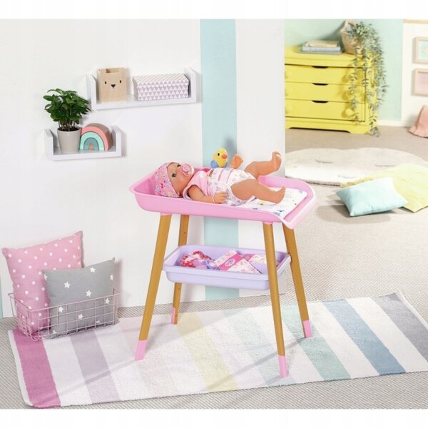 Fasciatoio Baby Born - Pratico fasciatoio con materassino e raccoglitore