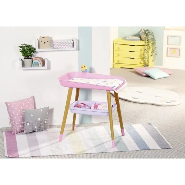 Fasciatoio Baby Born - Pratico fasciatoio con materassino e raccoglitore