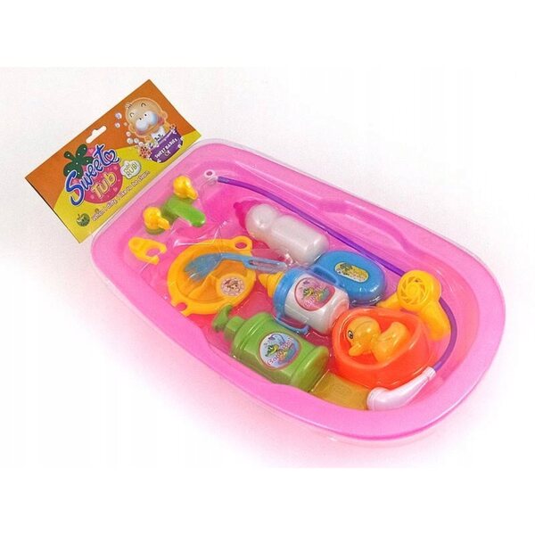 Wanienka per bambole con accessori realistici per gioco creativo 40 cm