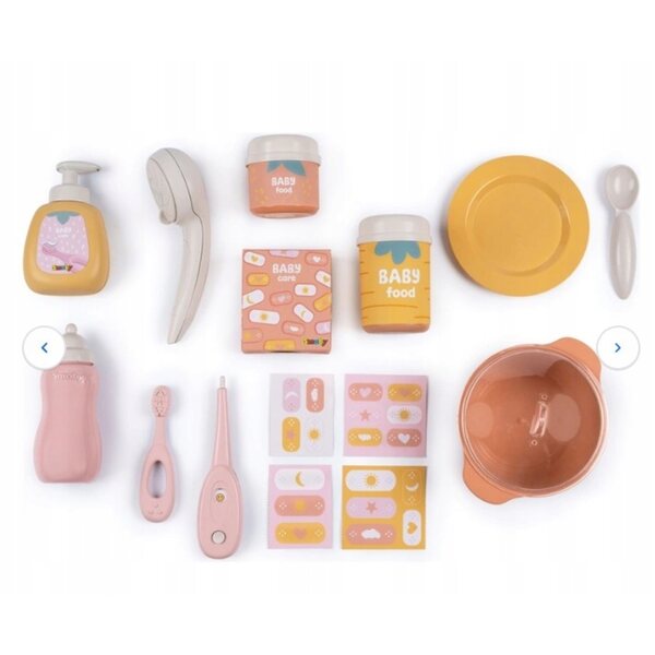 Smoby Baby Nurse Play Centre con 18 accessori per giochi di ruolo bambole