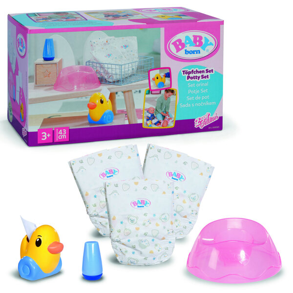 BABY born Set con vasino e accessori per bambole, età 3+
