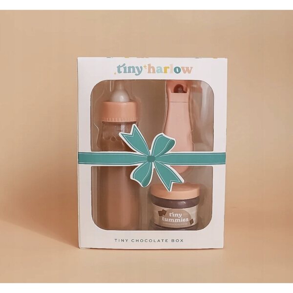 Tiny Tummies Magic Bottle and Jar Tiny Harlow Chocolate Box, Spielzeug für Kinder ab 3 Jahren