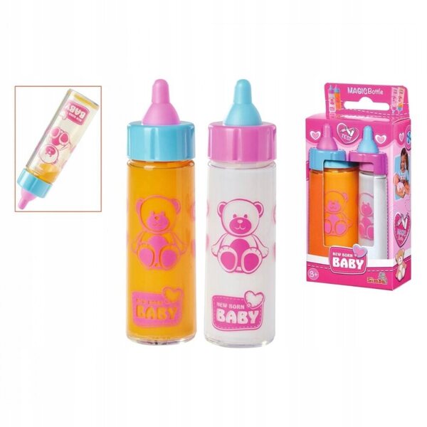 Bottiglie magiche Simba per bambole che scompaiono, set di 2 latte e succhi
