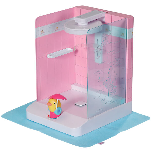 Doccia interattiva Baby Born con pompa elettronica e getto d'acqua regolabile