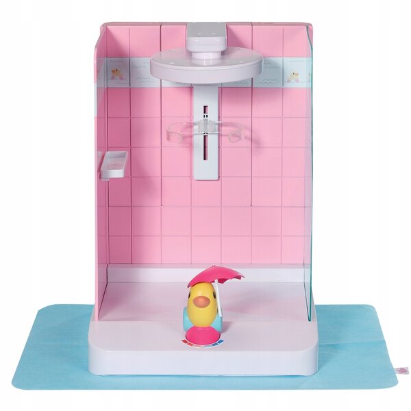 Doccia interattiva Baby Born con pompa elettronica e getto d'acqua regolabile