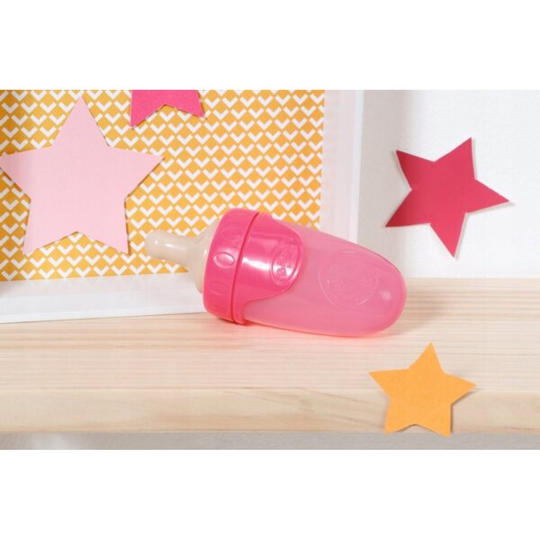 Flasche für Baby Born Puppen, rosa, mit Verschluss, 43 cm - Zapf Creation Accessoire