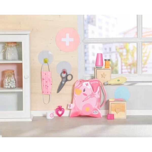 Set di pronto soccorso per bambole BABY born con 9 accessori medici inclusi