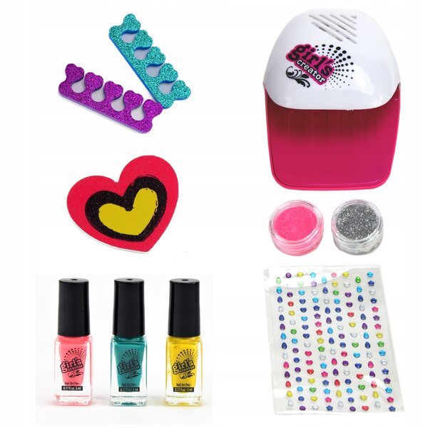 Set per decorare unghie e make-up per bambini, sicuro e completo