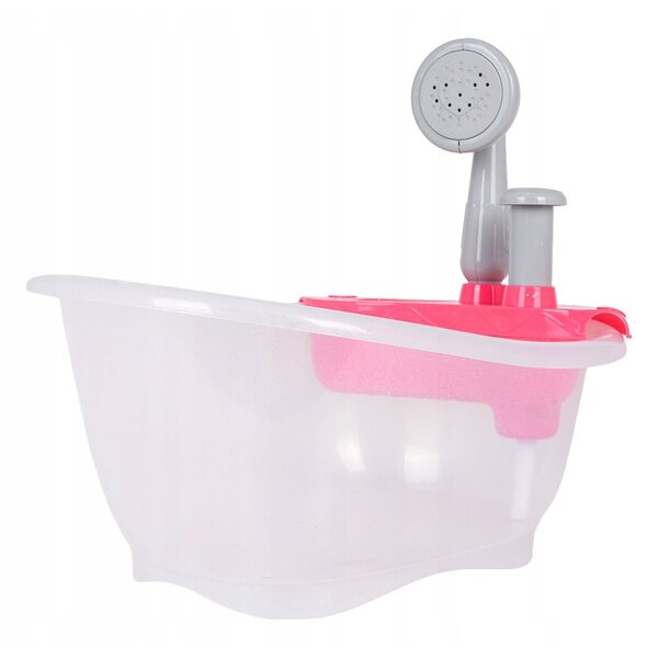 Badewannenset mit Dusche für Ramiz-Puppen: Sicheres Zubehör für Badezimmerspiele