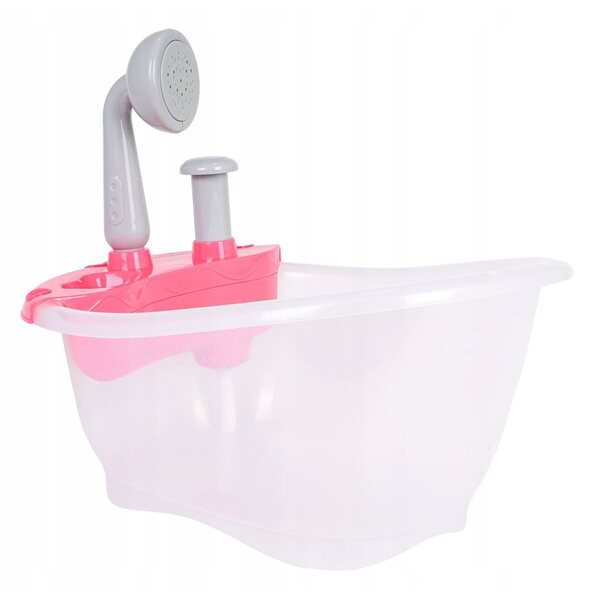 Badewannenset mit Dusche für Ramiz-Puppen: Sicheres Zubehör für Badezimmerspiele