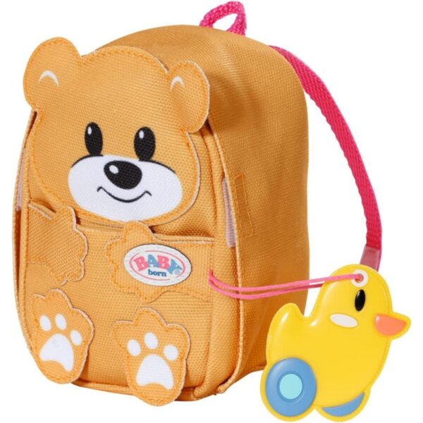 Baby Born Bärenrucksack fürs Kinderzimmer mit Puppenzubehör