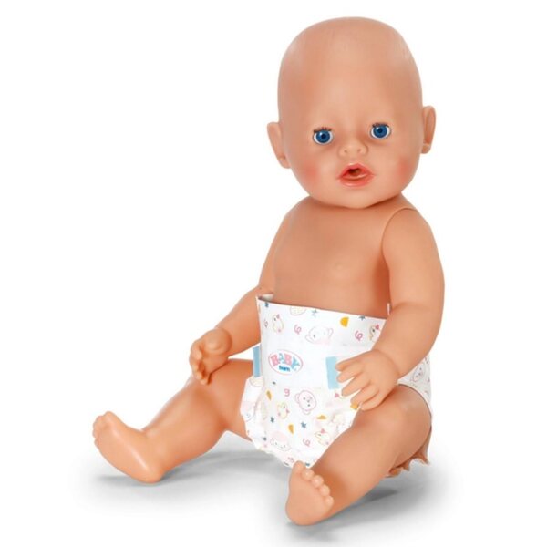 Baby Born Pannolini per Bambole 43 cm Set 5 Pezzi con Chiusura a Strappo