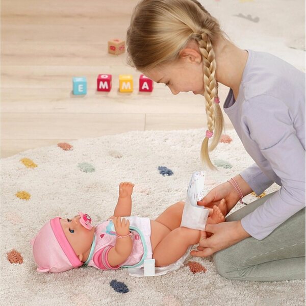 Baby Born Pannolini per Bambole 43 cm Set 5 Pezzi con Chiusura a Strappo