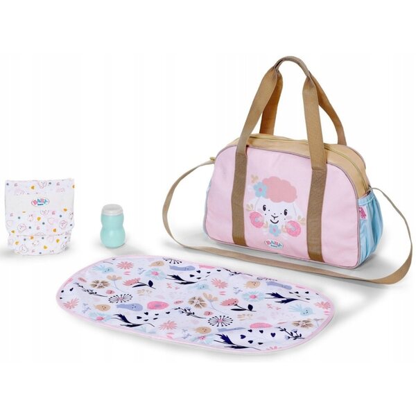 Baby Born Torba con Pratica Tappetino Cambio per Bambole 36-43 cm