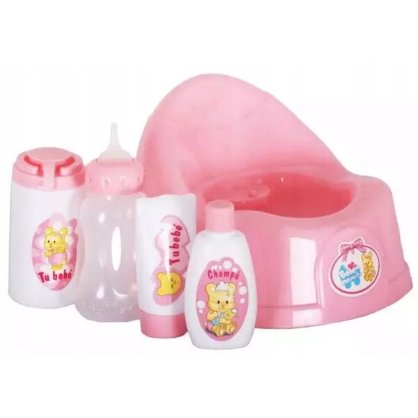 Nocnik per bambole Hipo con accessori 5 pezzi - gioco per bambini dai 3 anni