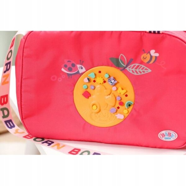 Baby Born Torba per Cambiare Pannolini con Decorazioni a Scatto per Bambole 36-43 cm