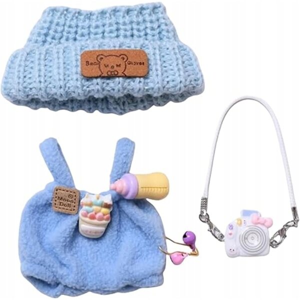 Flauschige blaue Kleider von Labubu: weiche und langlebige Accessoires