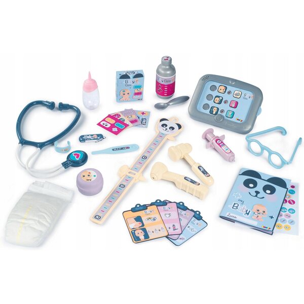 Centro di Cura per Bambole Smoby Baby Care con 27 Accessori per Bambini 3+