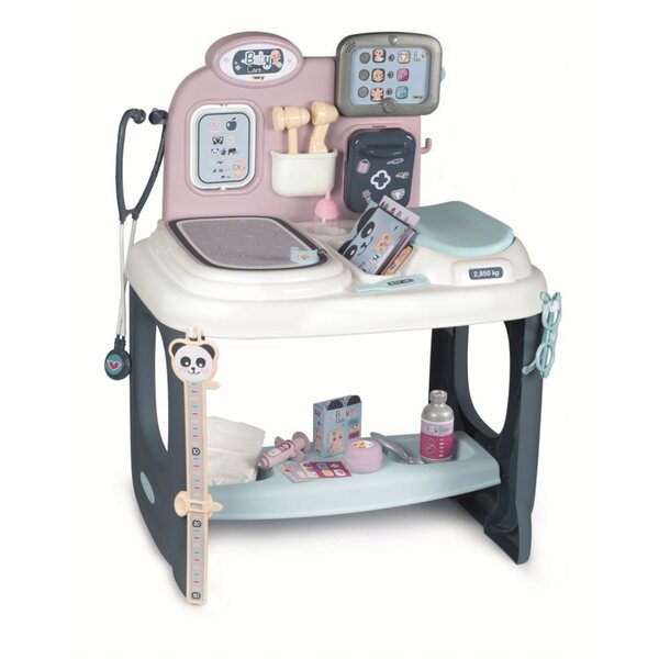Centro di Cura per Bambole Smoby Baby Care con 27 Accessori per Bambini 3+