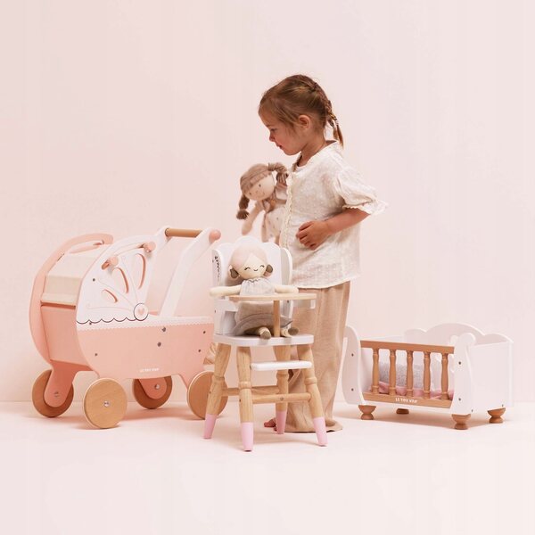 Lunchset aus Holz für Le Toy Van Puppen, Rollenspiele für Kinder ab 3 Jahren