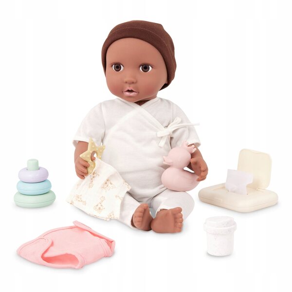 Set giochi con accessori cambio pannolini e giocattoli per bambola LullaBaby