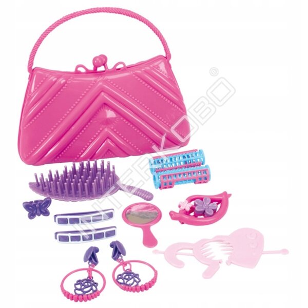 Beauty-Puppenset für Mädchen mit Tasche 3+ Interkobo CE