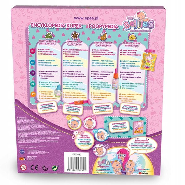 Epee The Bellies Babypflege-Zubehörset für Kinder ab 2 Jahren