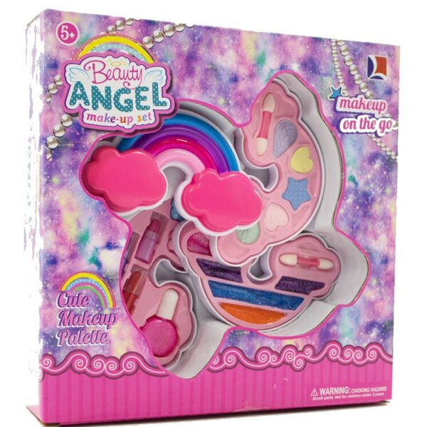 Set trucco giocattolo per bambini con cosmetici sicuri e custodia portatile