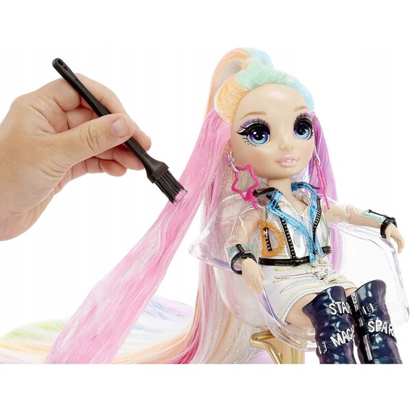 Set per la cura delle bambole Rainbow High con una salvietta e 5 tinture per capelli