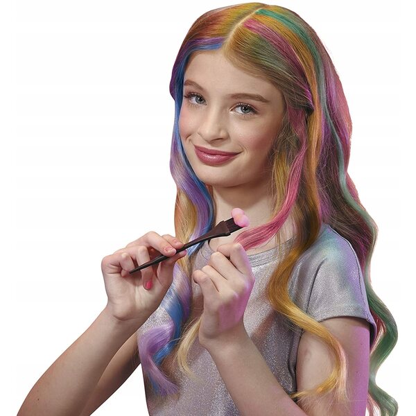 Set per la cura delle bambole Rainbow High con una salvietta e 5 tinture per capelli