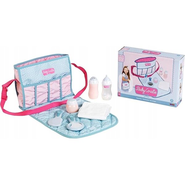 Baby Coralie - Set di cura per bambole con borsa cambio e accessori inclusi
