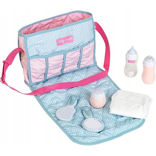 Baby Coralie - Set di cura per bambole con borsa cambio e accessori inclusi