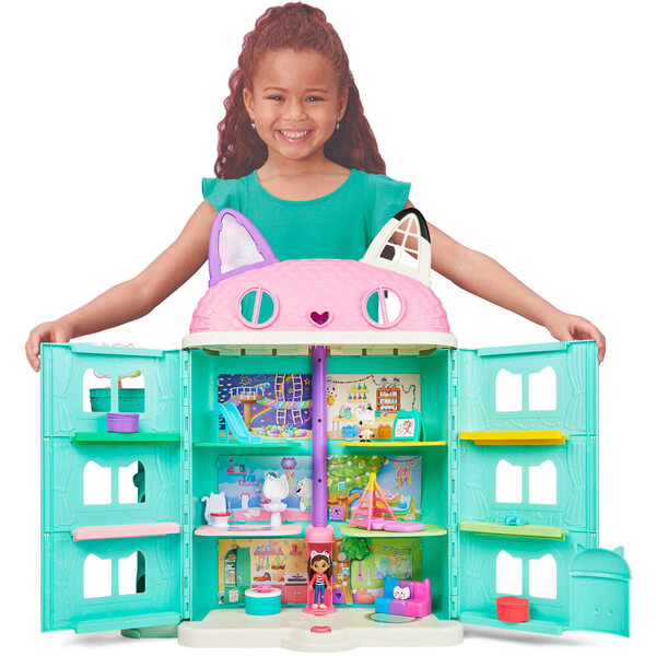 Interattivo Spin Master Cat House Gabi con Figura e Suoni House 60 cm