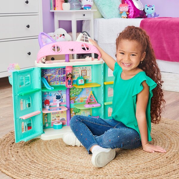 Interattivo Spin Master Cat House Gabi con Figura e Suoni House 60 cm