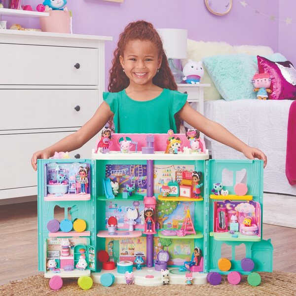 Interattivo Spin Master Cat House Gabi con Figura e Suoni House 60 cm