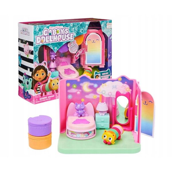 Spin Master Gabby's Puppenhaus-Schlafzimmer-Set mit Zubehör und Katze