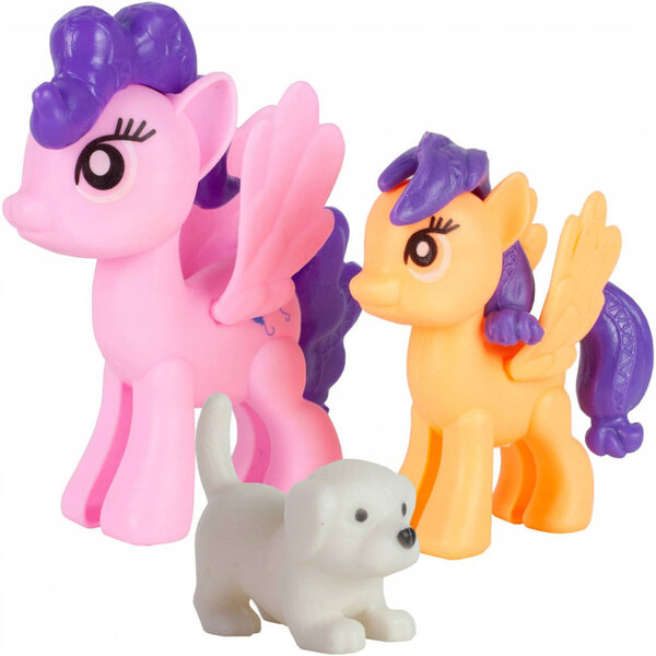 Pony Villa – Großes Puppenhaus mit Möbeln und Figuren, 120 Elemente