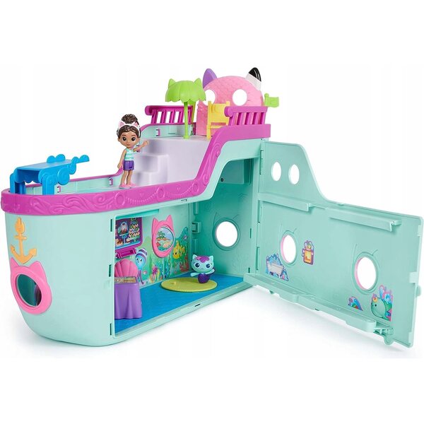 Set Giocattolo Statua Syrenkotki con Barca Interattiva e Personaggi - Gabi