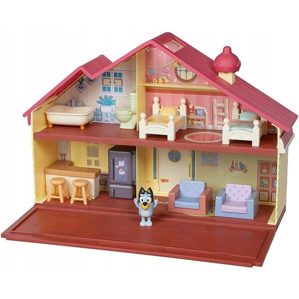 Bluey Family House mit Figur und Zubehör, Lernspiel für Kinder ab 3 Jahren