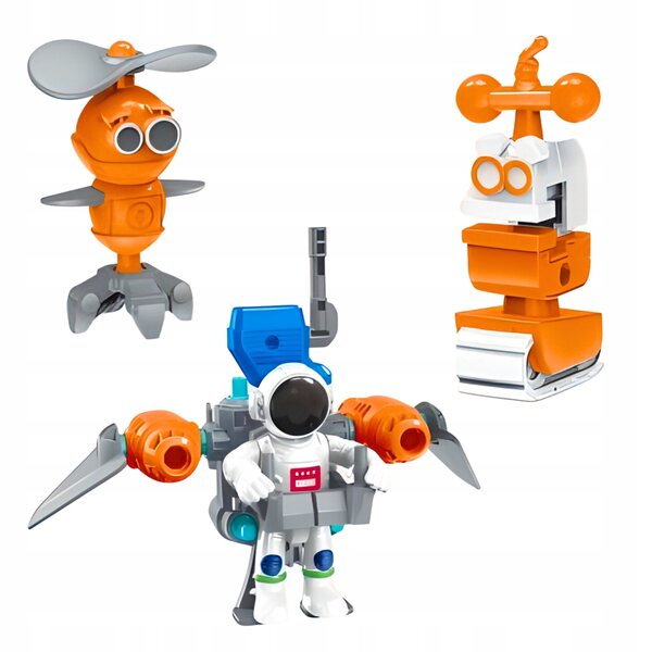 Casa delle bambole Razzo 41 cm con Astronauti e Robot Spaziali per Bambini