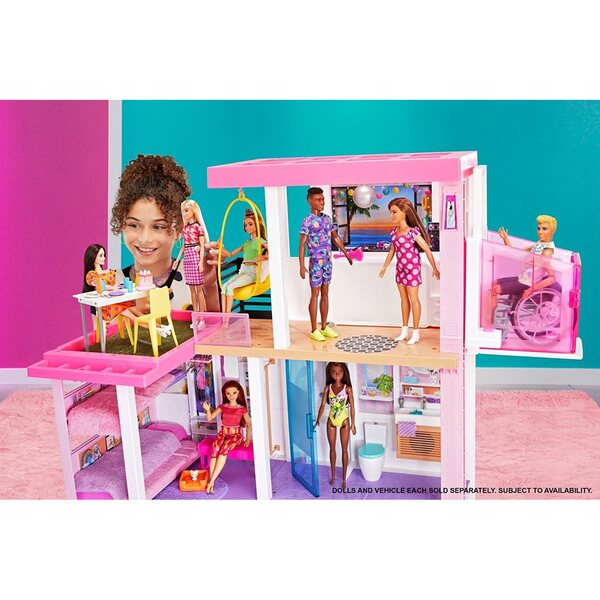 Barbie Dreamhouse Deluxe – Großes Puppenhaus mit Aufzug und Swimmingpool