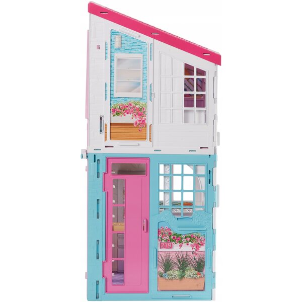 Barbie großes Malibu-Puppenhaus mit Zubehör und Doppelboden