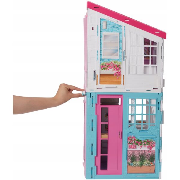 Barbie großes Malibu-Puppenhaus mit Zubehör und Doppelboden