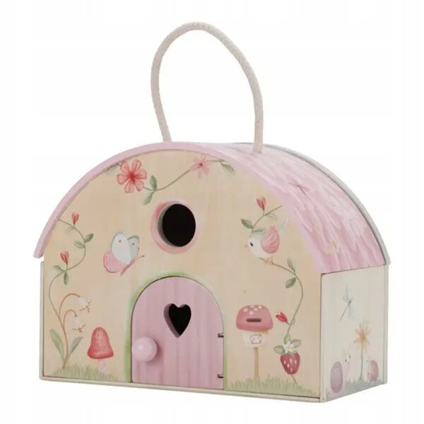 Fairy Garden FSC Casetta in legno olandese piccola beige per bambini 3+ anni
