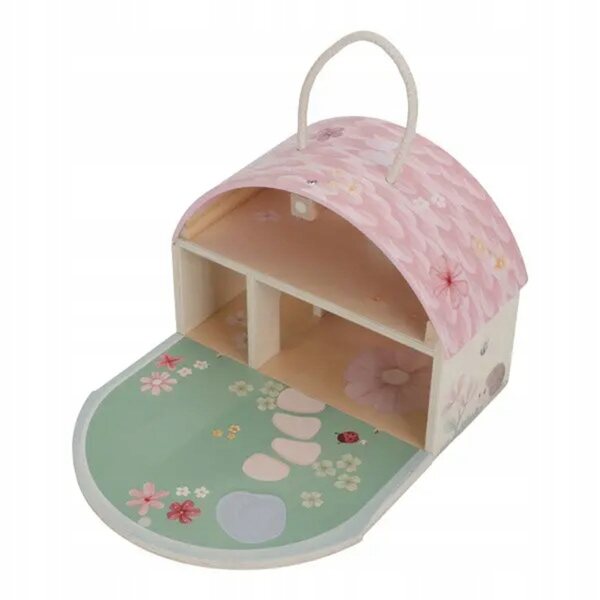 Fairy Garden FSC Casetta in legno olandese piccola beige per bambini 3+ anni