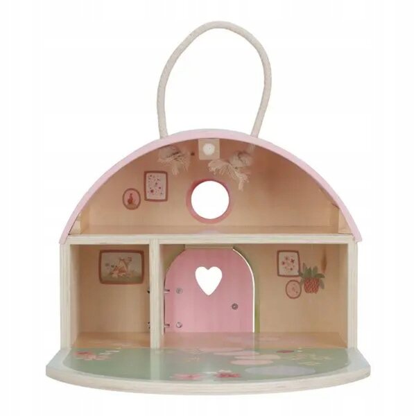Fairy Garden FSC Casetta in legno olandese piccola beige per bambini 3+ anni