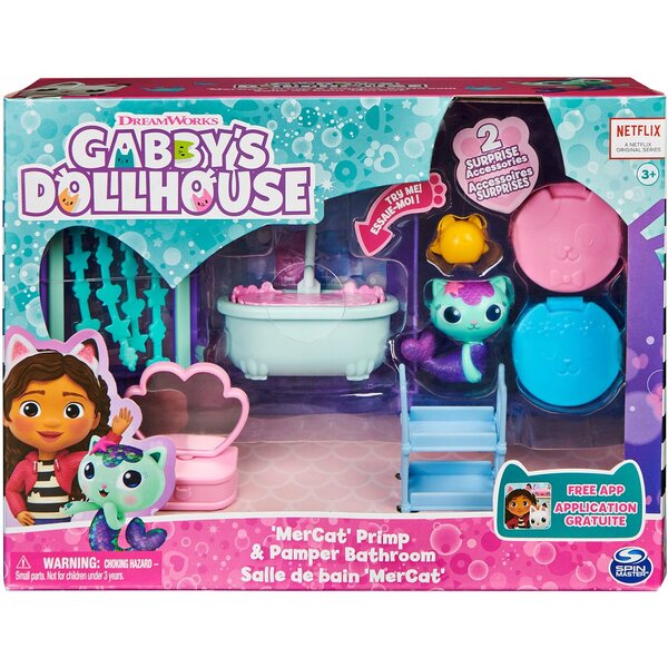 Spin Master Cat House Gabi Bathroom - Играчка с фигурка и аксесоари за деца